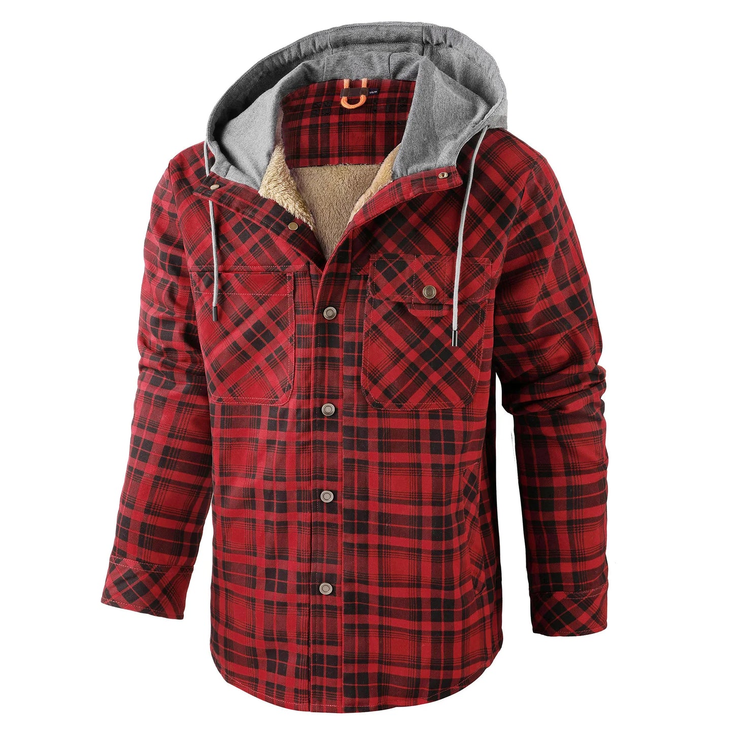 Warmes Karohemd Jacke Herren - IdealeKleiden