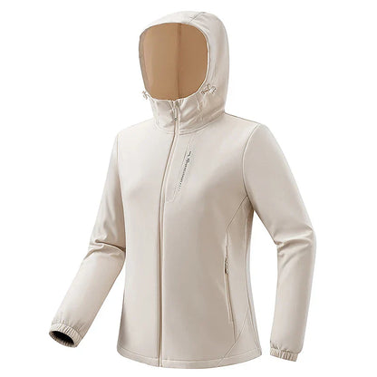 Veste d'hiver imperméable doublée pour femme