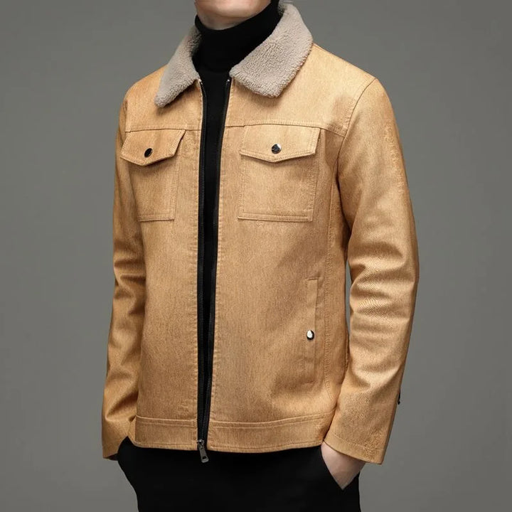 Herren Herbstjacke Warm Elegant - IdealeKleiden