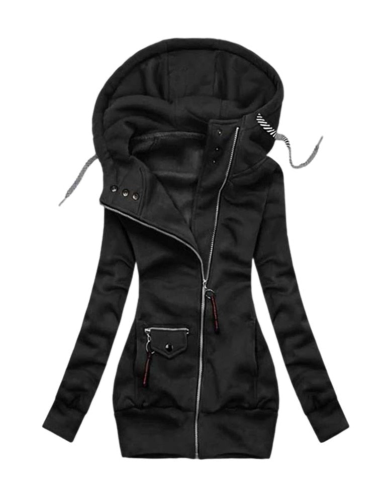 Veste d'hiver pratique Manches longues Capuche
