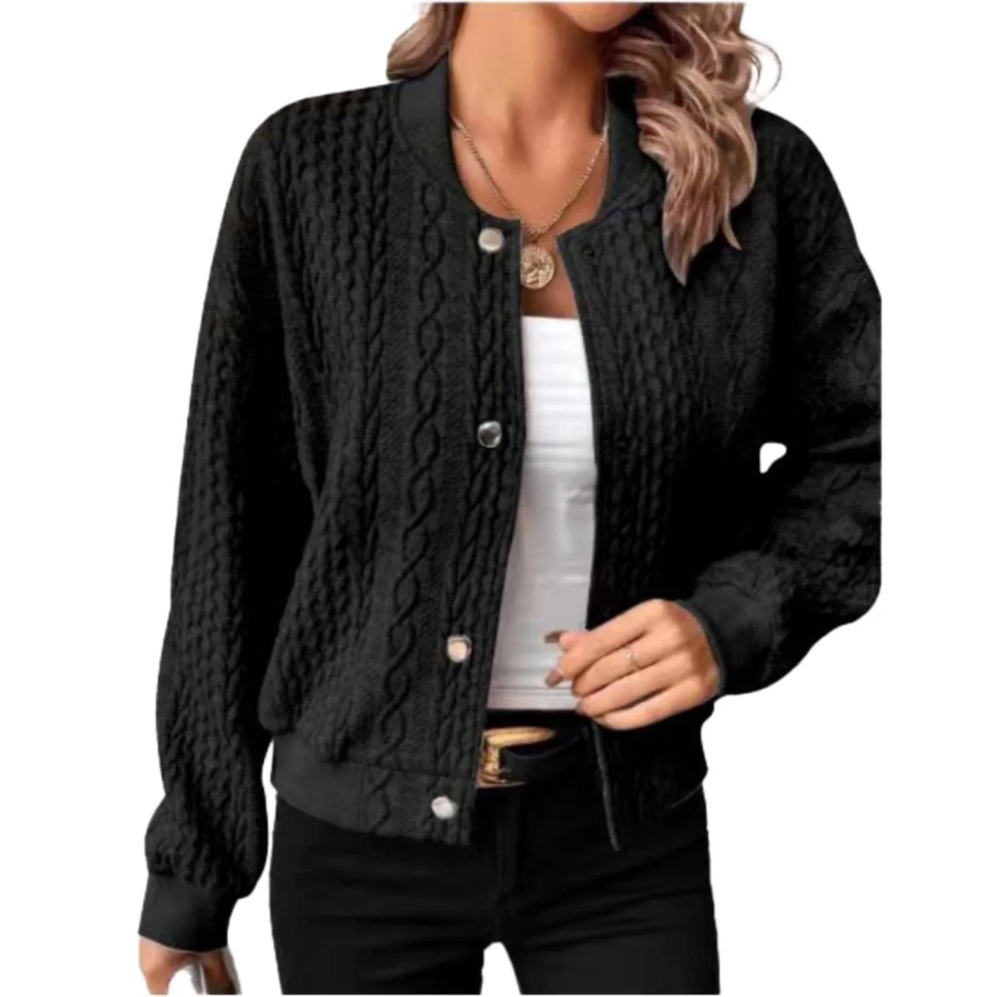 Gilet pour femme moderne à boutons