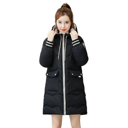 Longue Veste Femme Doublée Chaude Hiver