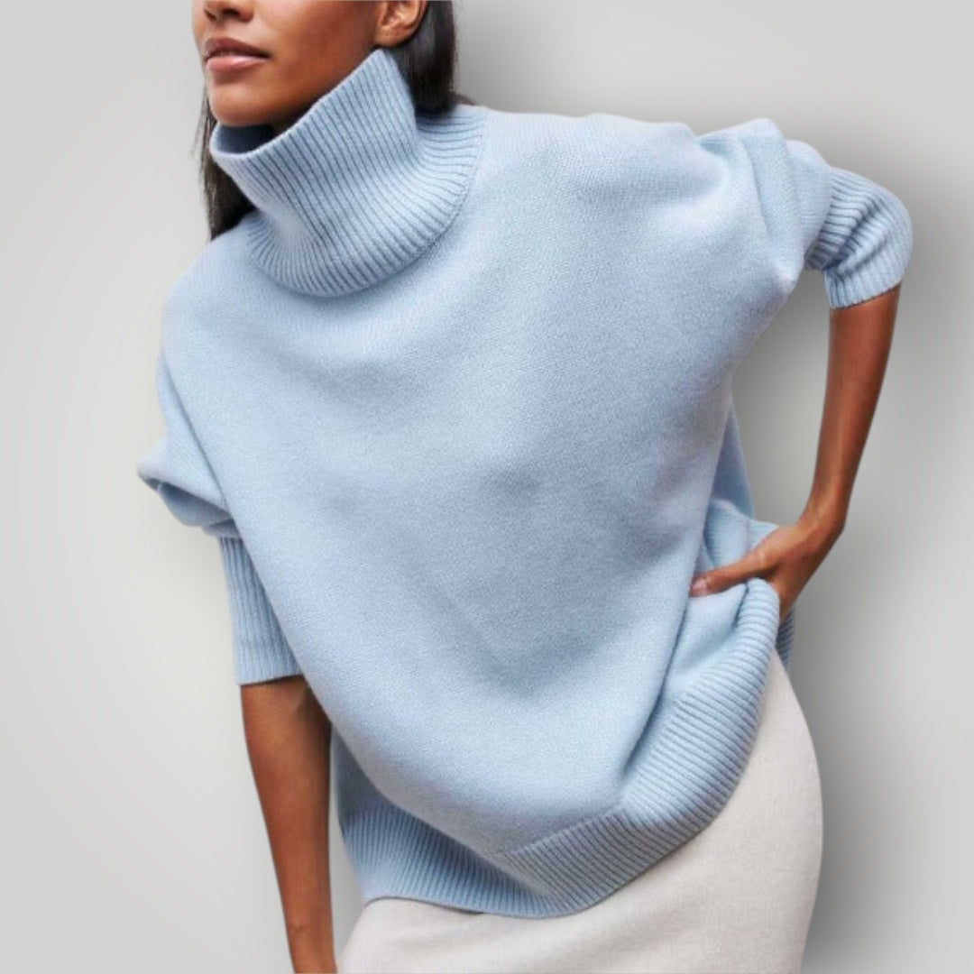 Pull tricoté grande taille chaud pour femmes