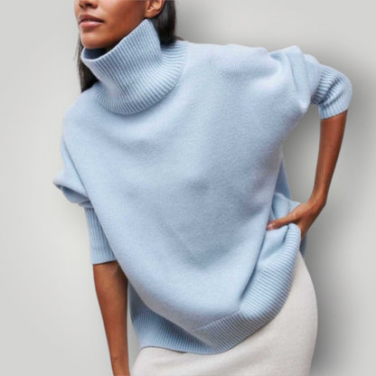 Pull tricoté grande taille chaud pour femmes
