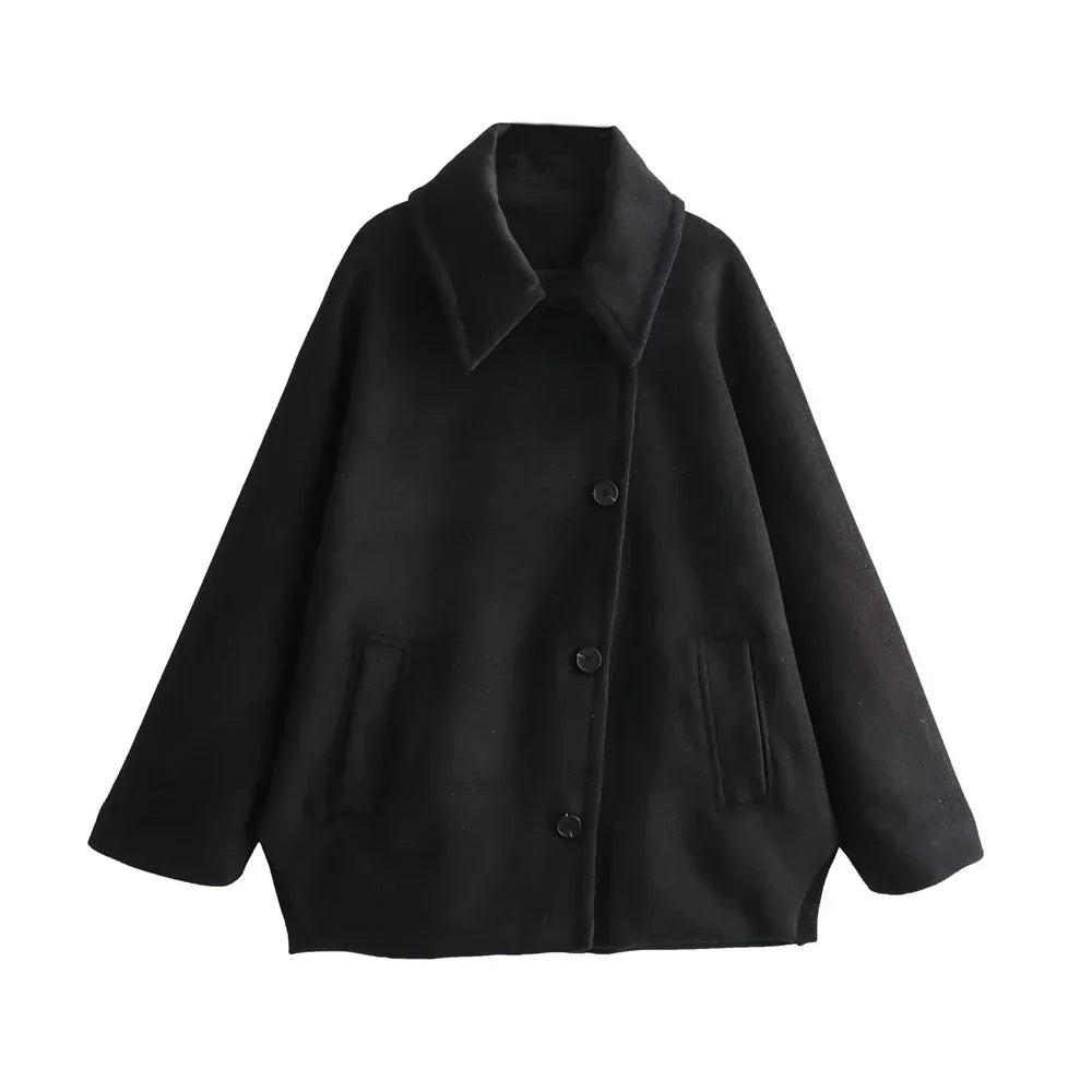 Cape pour femme, design élégant avec boutons