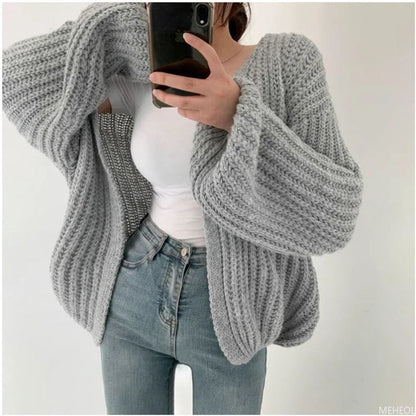 Cardigan grande taille amplement taillé