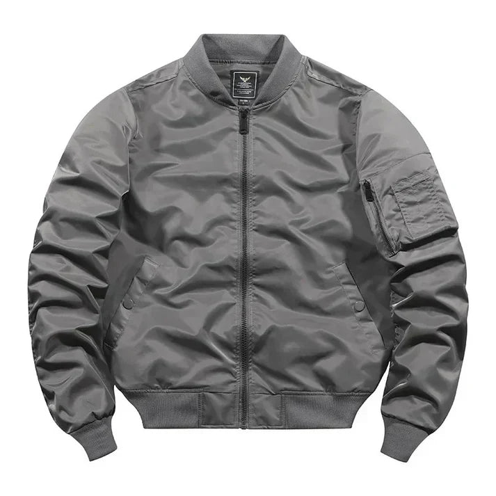 Blouson aviateur en cuir