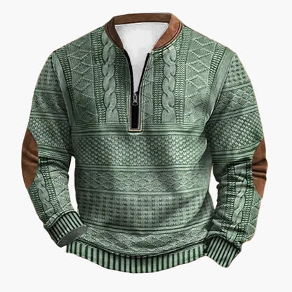 Pull en tricot torsadé automne-hiver