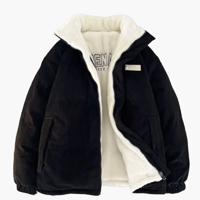Doudoune matelassée d'hiver style streetwear – Décontractée et chaude