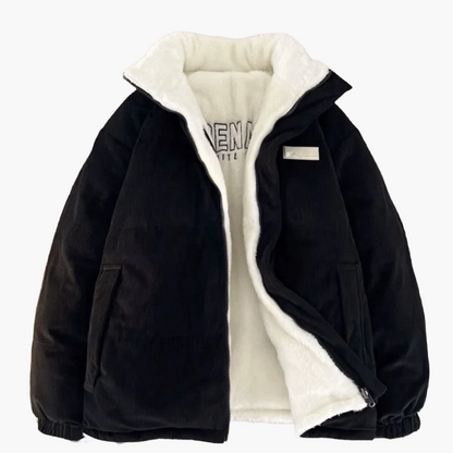 Doudoune matelassée d'hiver style streetwear – Décontractée et chaude