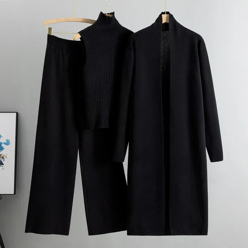 Ensemble pantalon 3 pièces pour femme Confortable et Élégant