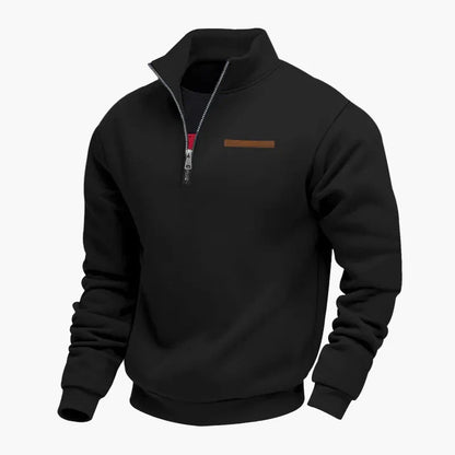 Sweat-shirt col montant de voyage pratique