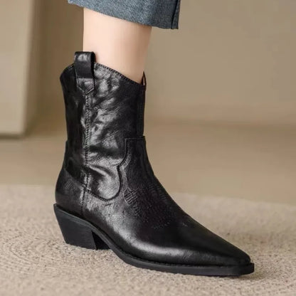 Bottines élégantes pour femmes à bout pointu