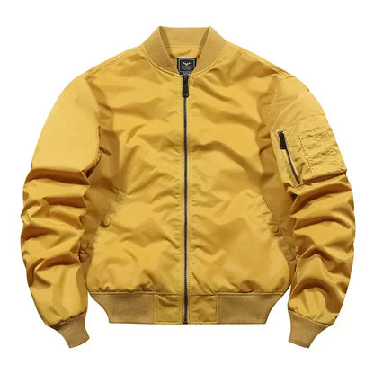 Blouson aviateur en cuir