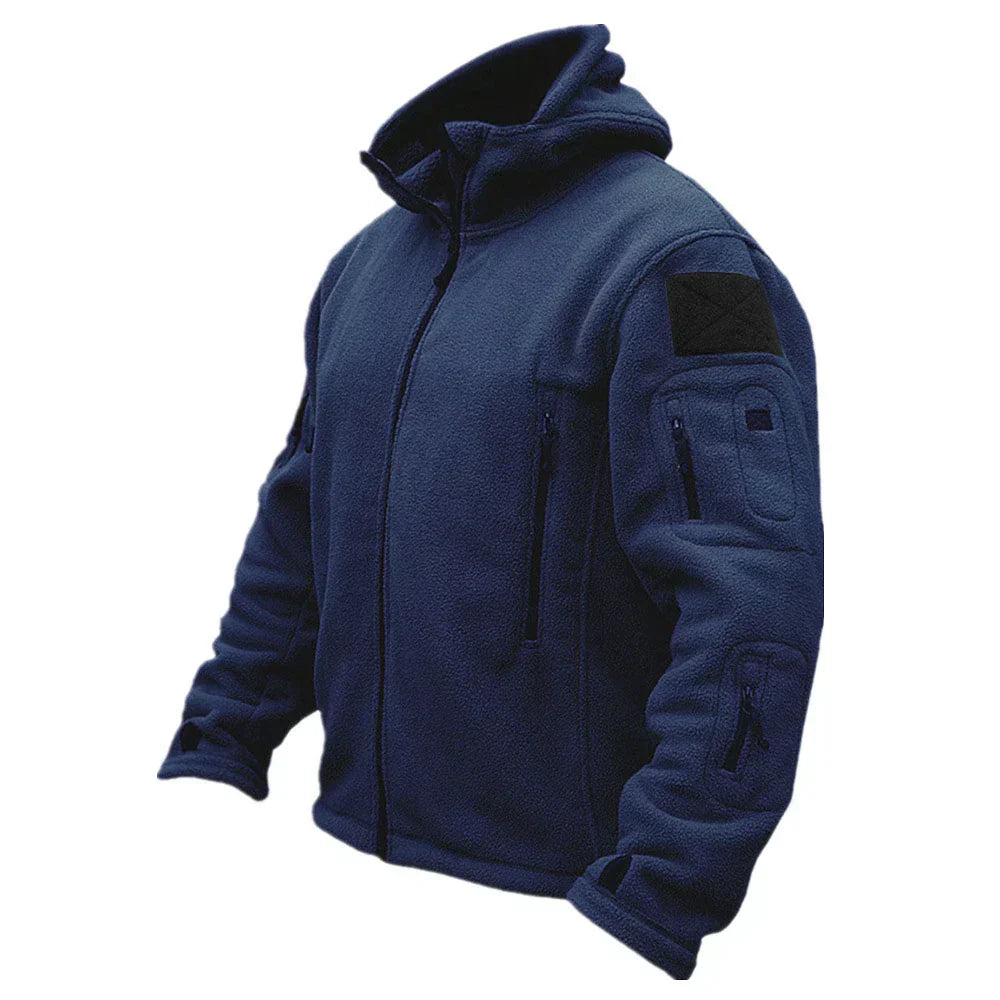 Veste polaire tactique à capuche Outdoor