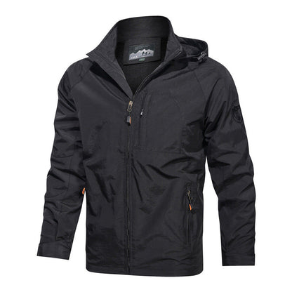 Blouson léger homme à capuche sportive