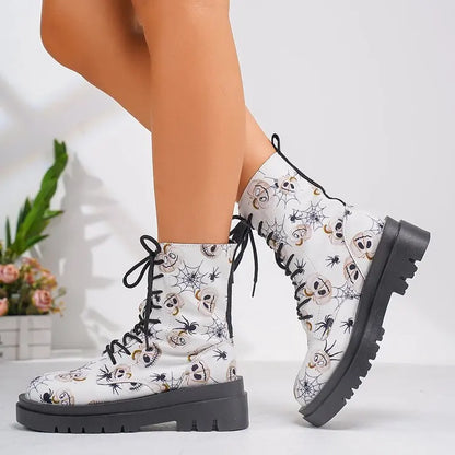 Bottes femme Confortable À lacets