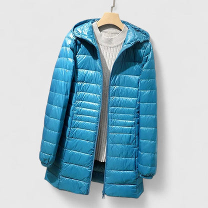 Manteau matelassé femme hiver chaud fermeture éclair
