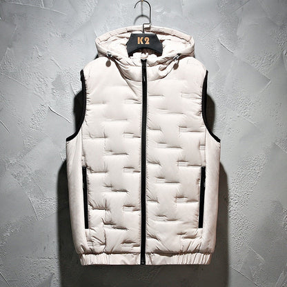 Gilet élégant à capuche pour homme de qualité supérieure