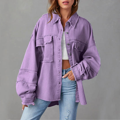 Veste en jean femme stylée design tendance