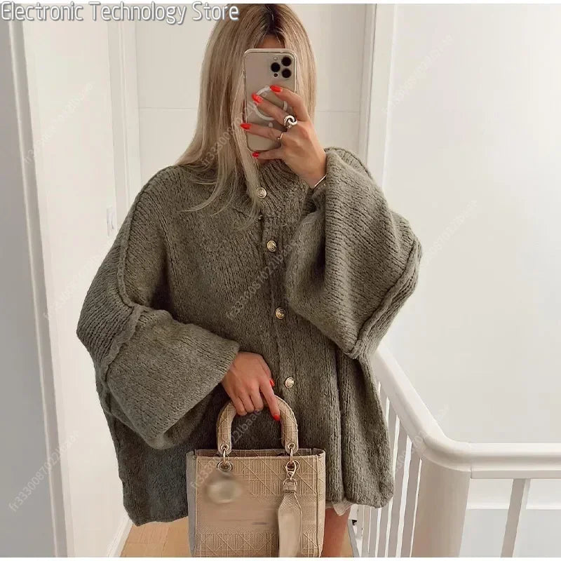 Cardigan élégant pour femme - pull en maille confortable