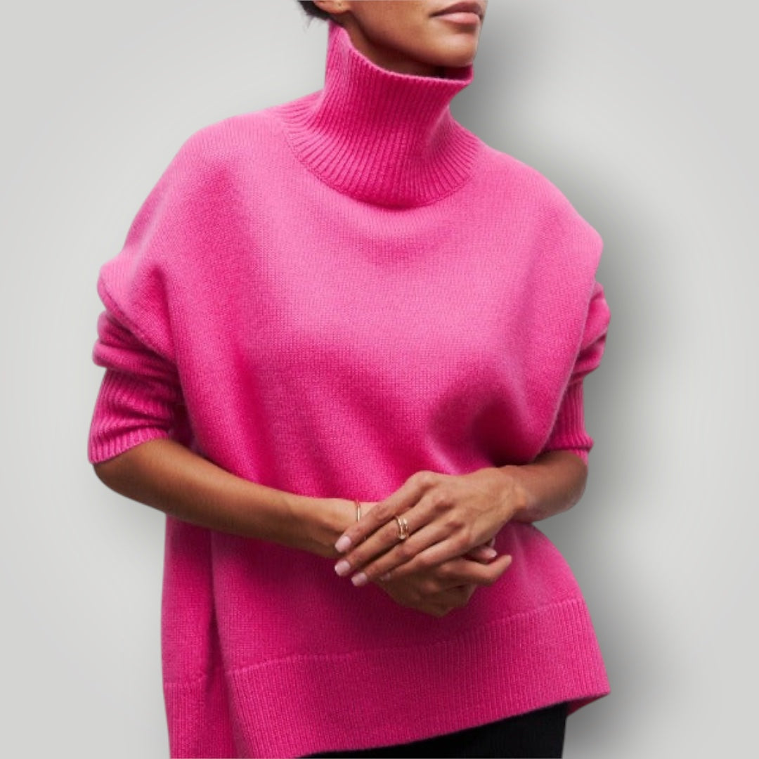 Pull tricoté grande taille chaud pour femmes