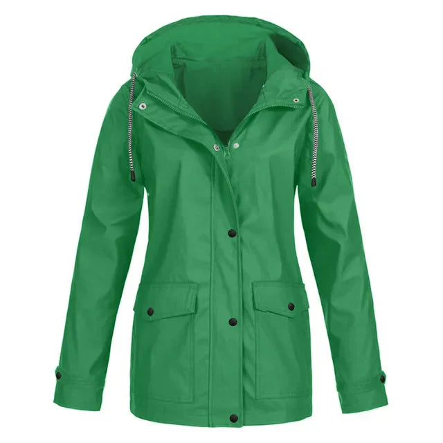Imperméable femme imperméable à capuche