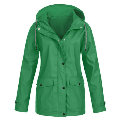 Imperméable femme imperméable à capuche