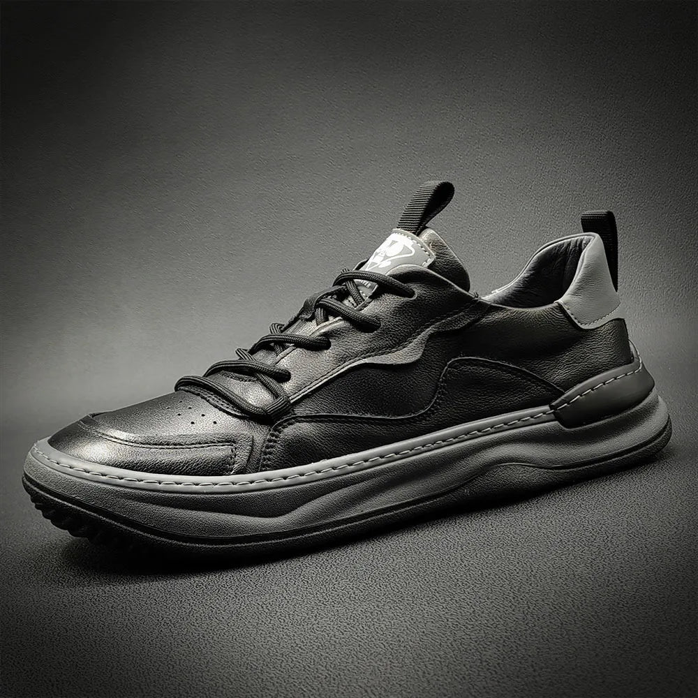 Baskets italiennes cuir noble