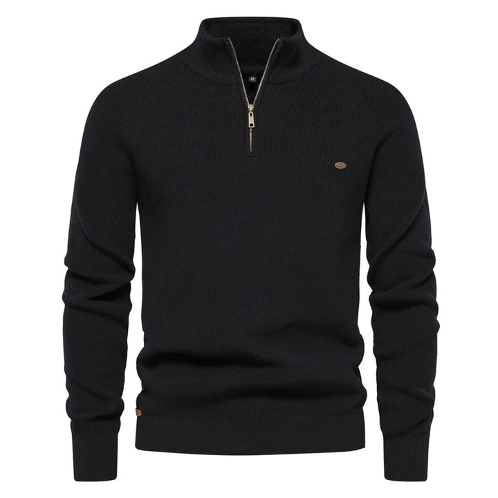 Pull Homme Tricot Moderne Fermeture Éclair