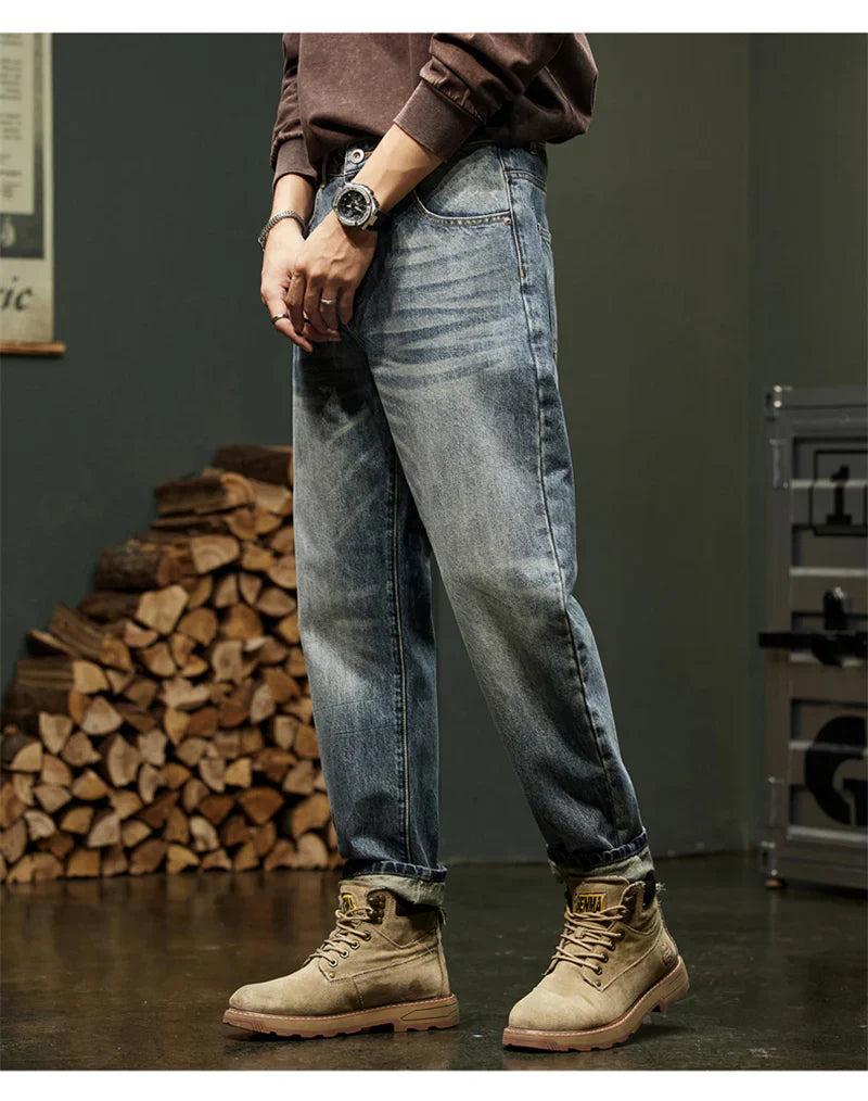 Bequeme Loose-Fit Jeans für Männer - IdealeKleiden