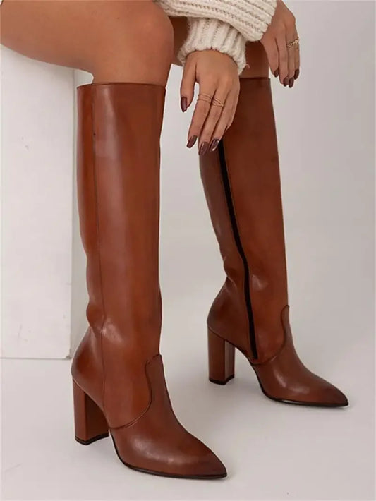 Elegante Stiefel Damen Schick Design - IdealeKleiden