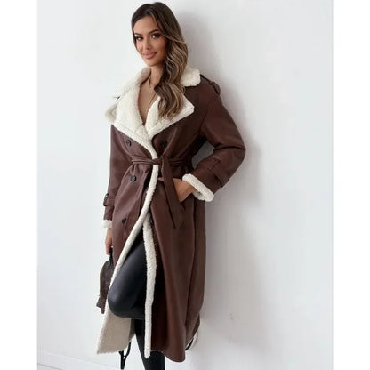 Élégant manteau d'hiver pour femme