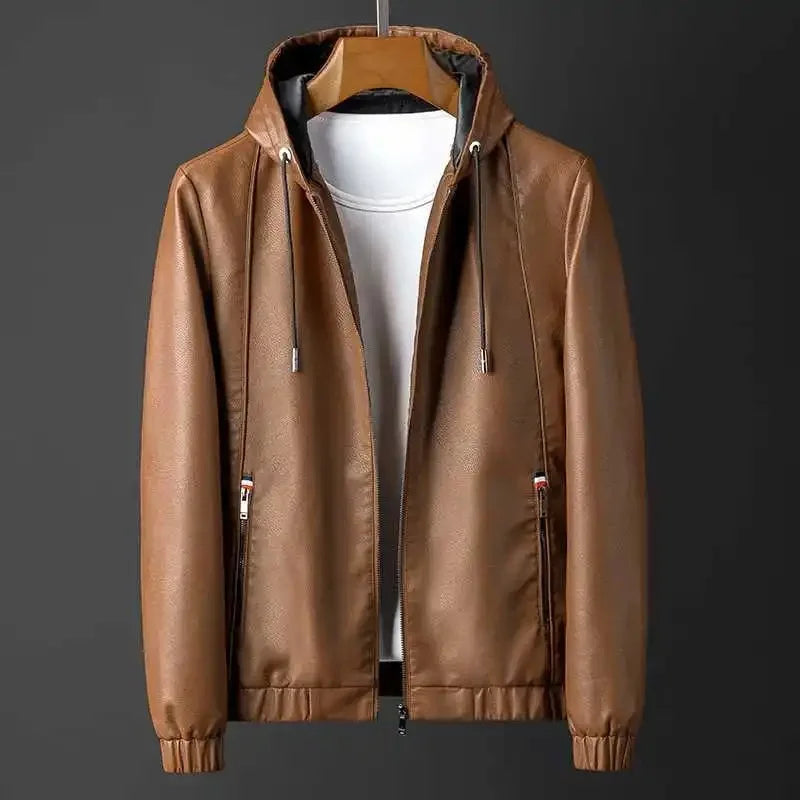 Veste d'hiver en fourrure avec capuche élégante