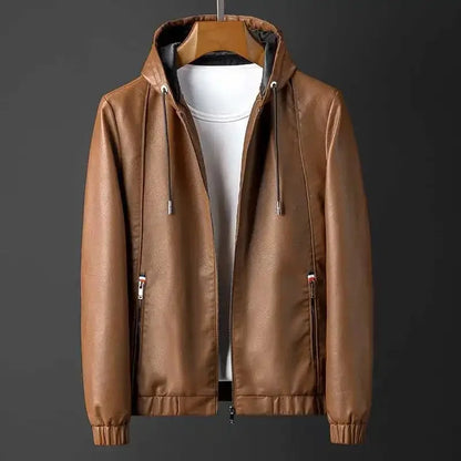 Veste d'hiver en fourrure avec capuche élégante