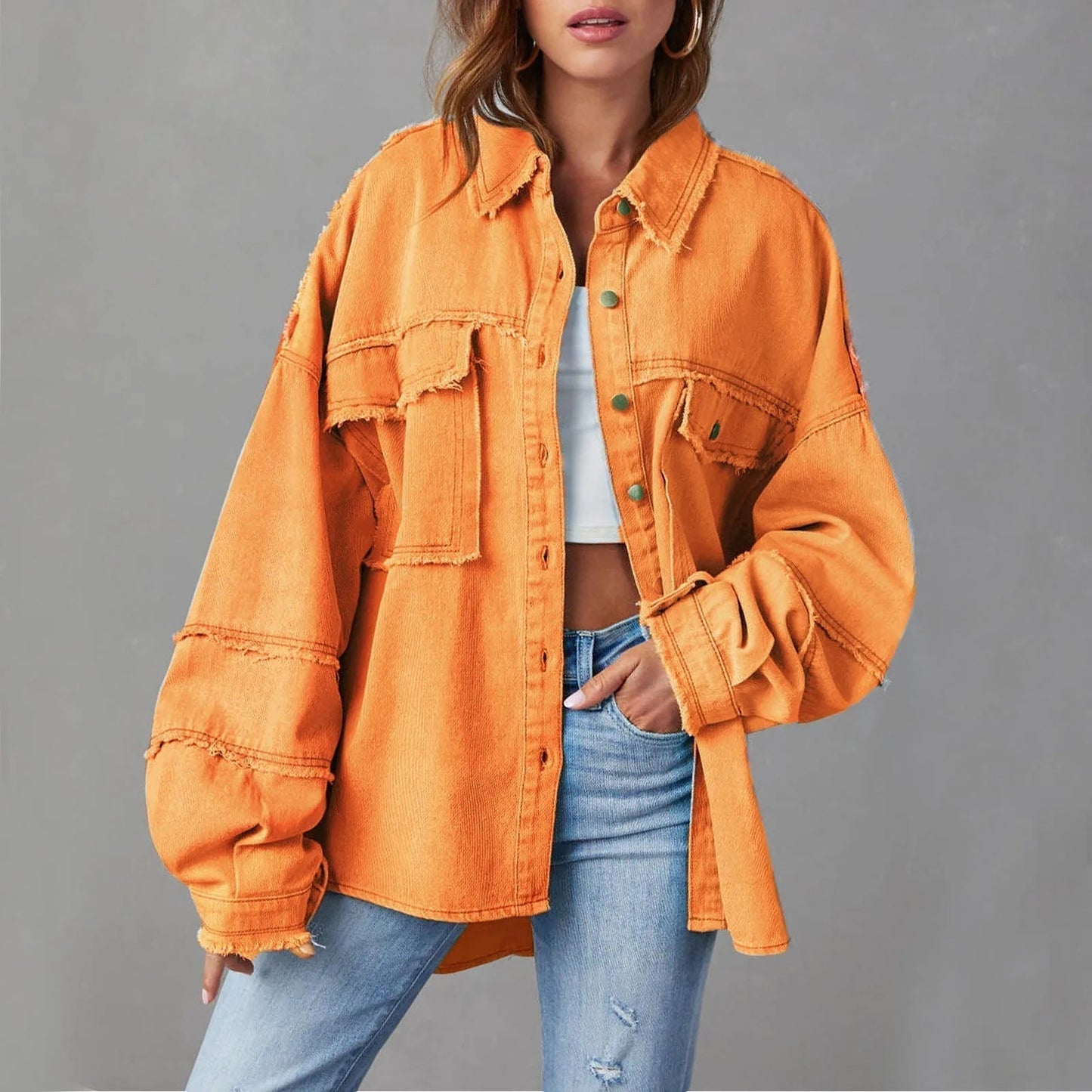 Veste en jean femme stylée design tendance