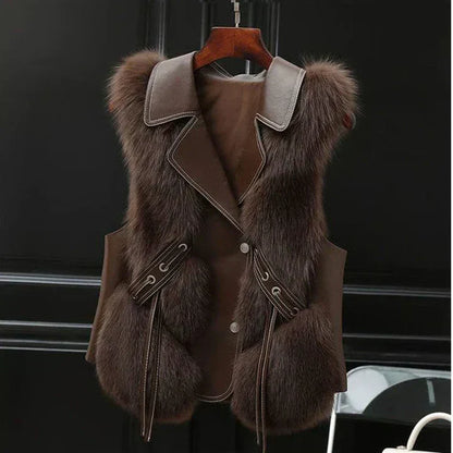 Gilet en fourrure élégant Design de luxe