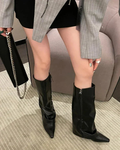 Bottes hautes élégantes pour femme