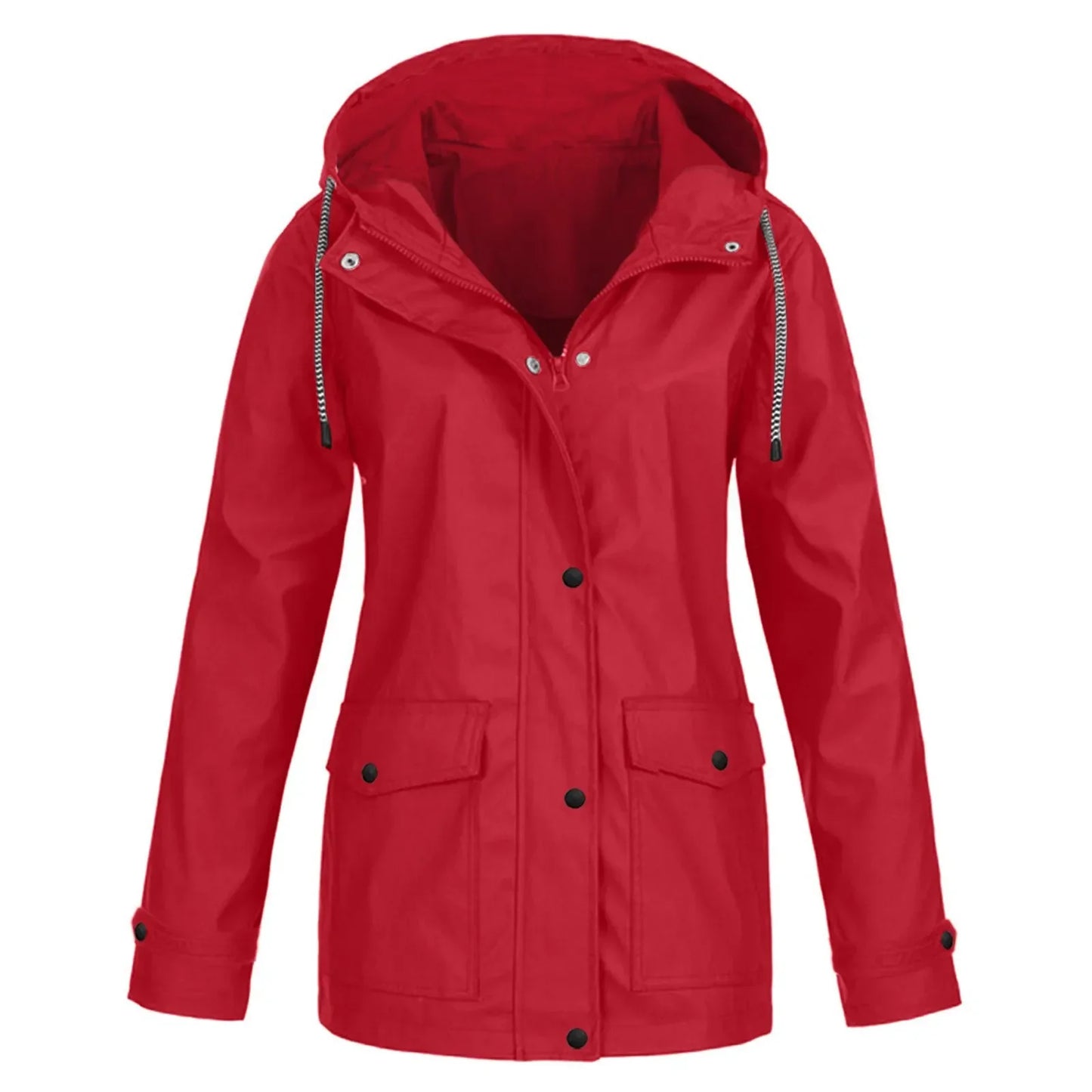 Imperméable femme imperméable à capuche