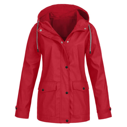 Imperméable femme imperméable à capuche
