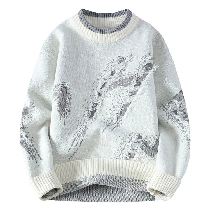 Pull homme style délavé moderne