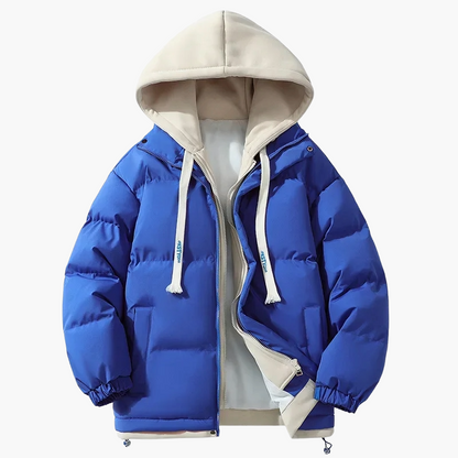 Parka d'hiver en duvet, capuche, moderne