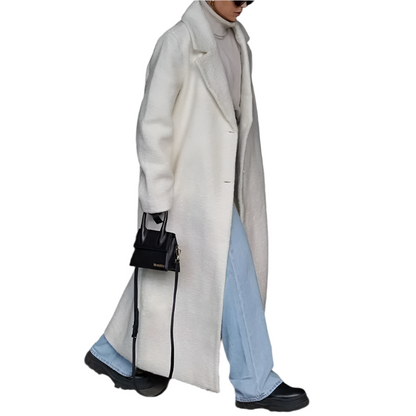 Manteau d'hiver femme chaud en peluche Parka
