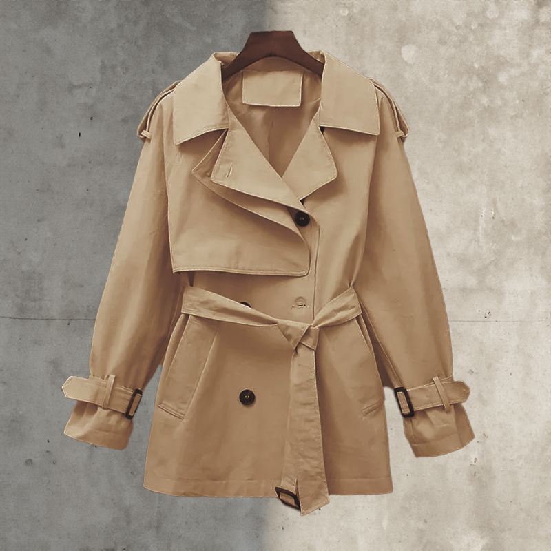 Trench-coat chic pour femme avec ceinture Design élégant