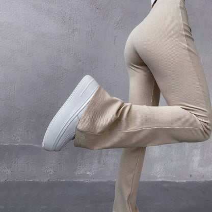 Pantalon élégant pour femmes en tissu doux