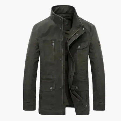 Veste d'extérieur pratique avec col montant et de nombreuses poches