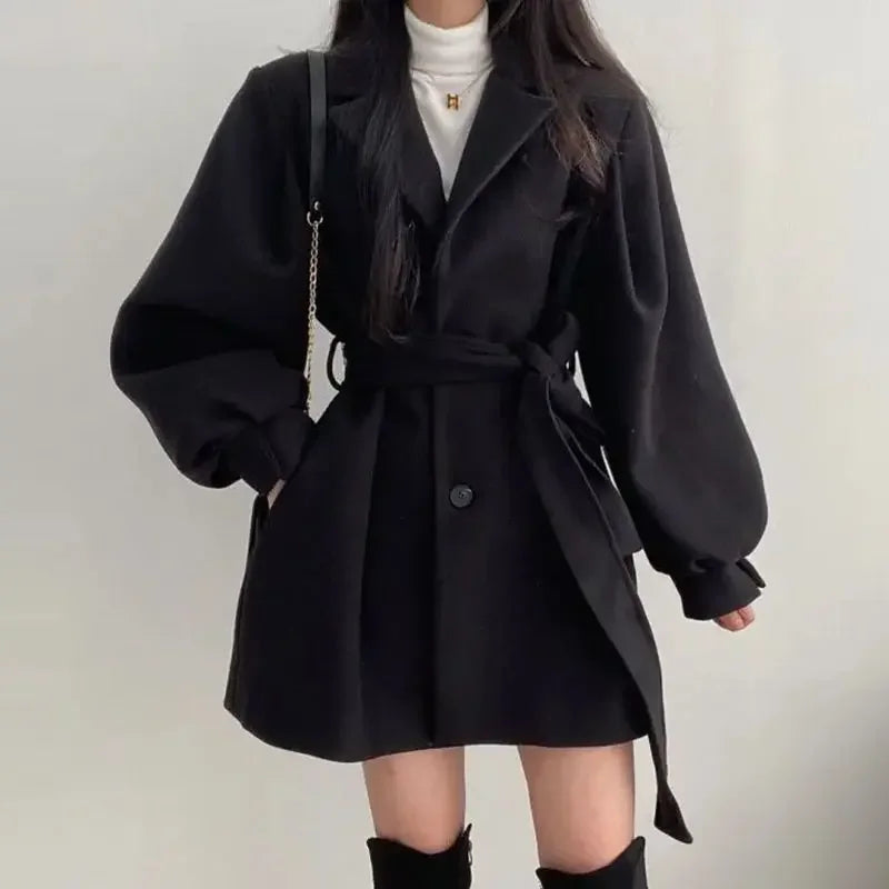 Stylischer Damen Trenchcoat Elegant Schnitt - IdealeKleiden