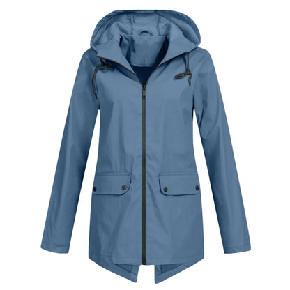 Veste imperméable décontractée pour femme automne hiver