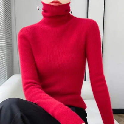 Sous-pulls douillets en laine pour femmes