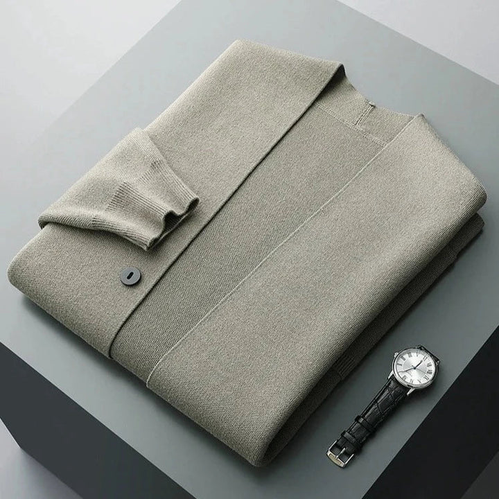 Veste en laine tricotée pour hommes